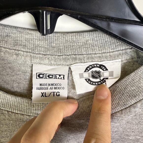 VTG Y2K Detroit Red Wings Shirt Mens XL Gray NHL Hockeytown 90s - Picture 4 of 9